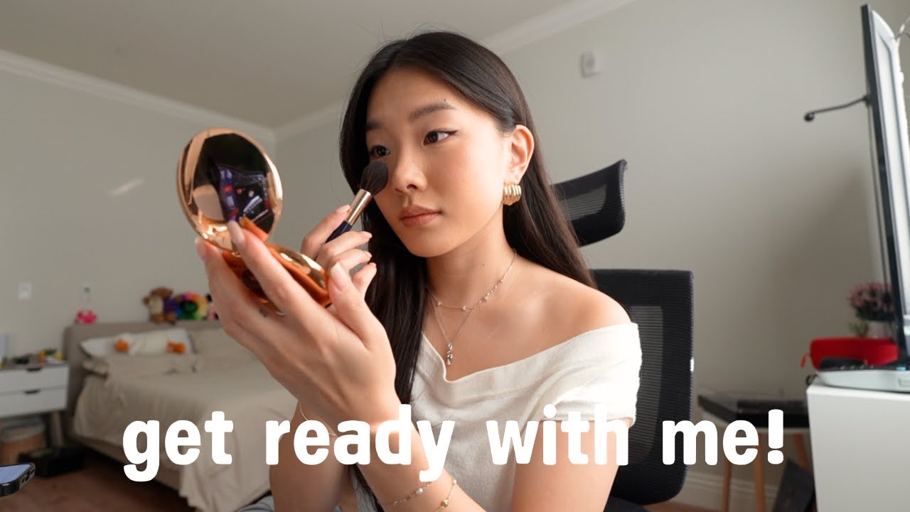 grwm │ my skincare & makeup routine, hair care, get dressed with me, date with grandma