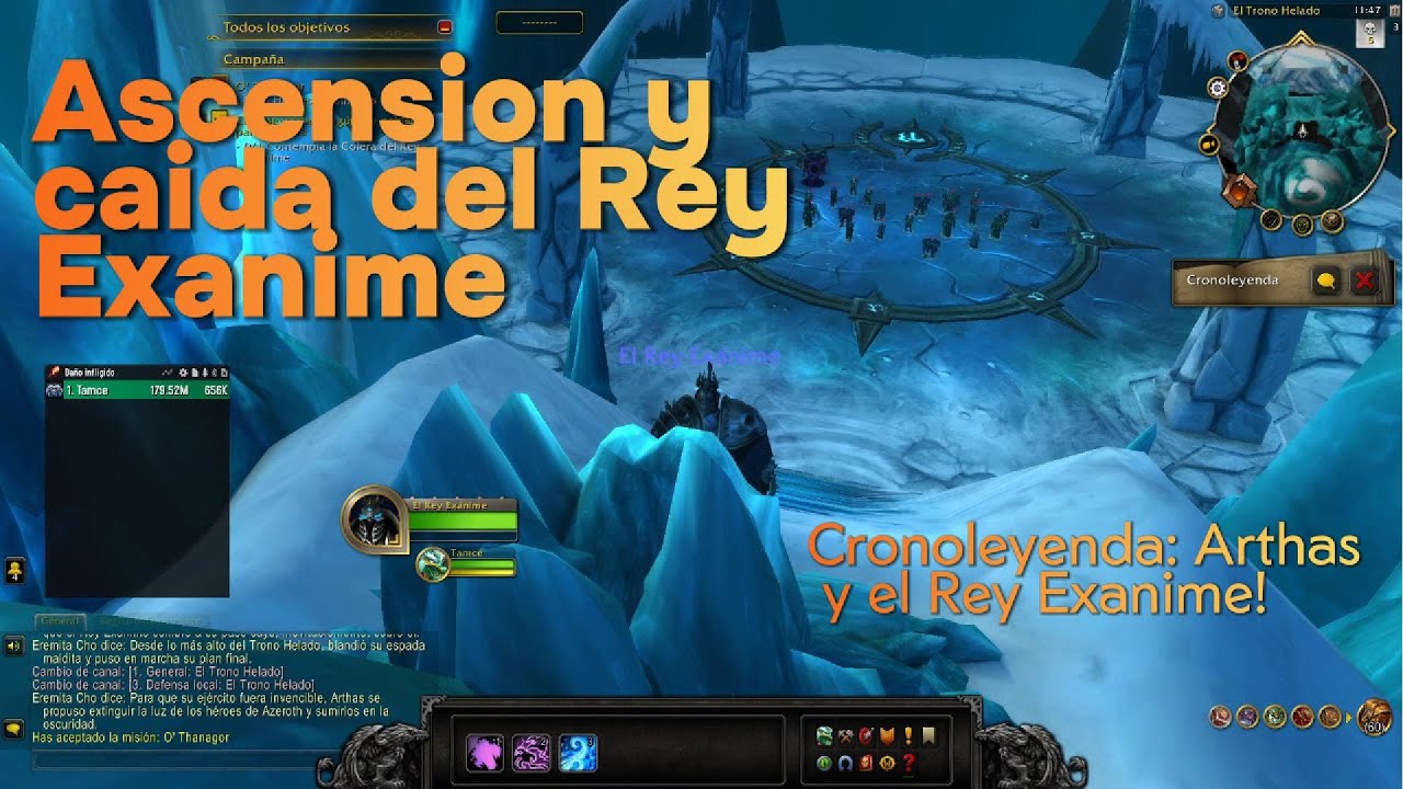 Cronoleyenda Arthas Menethil, Rey Exánime parche 11.1.17 #warcraft #thewarwithin #latinoamerica #wow