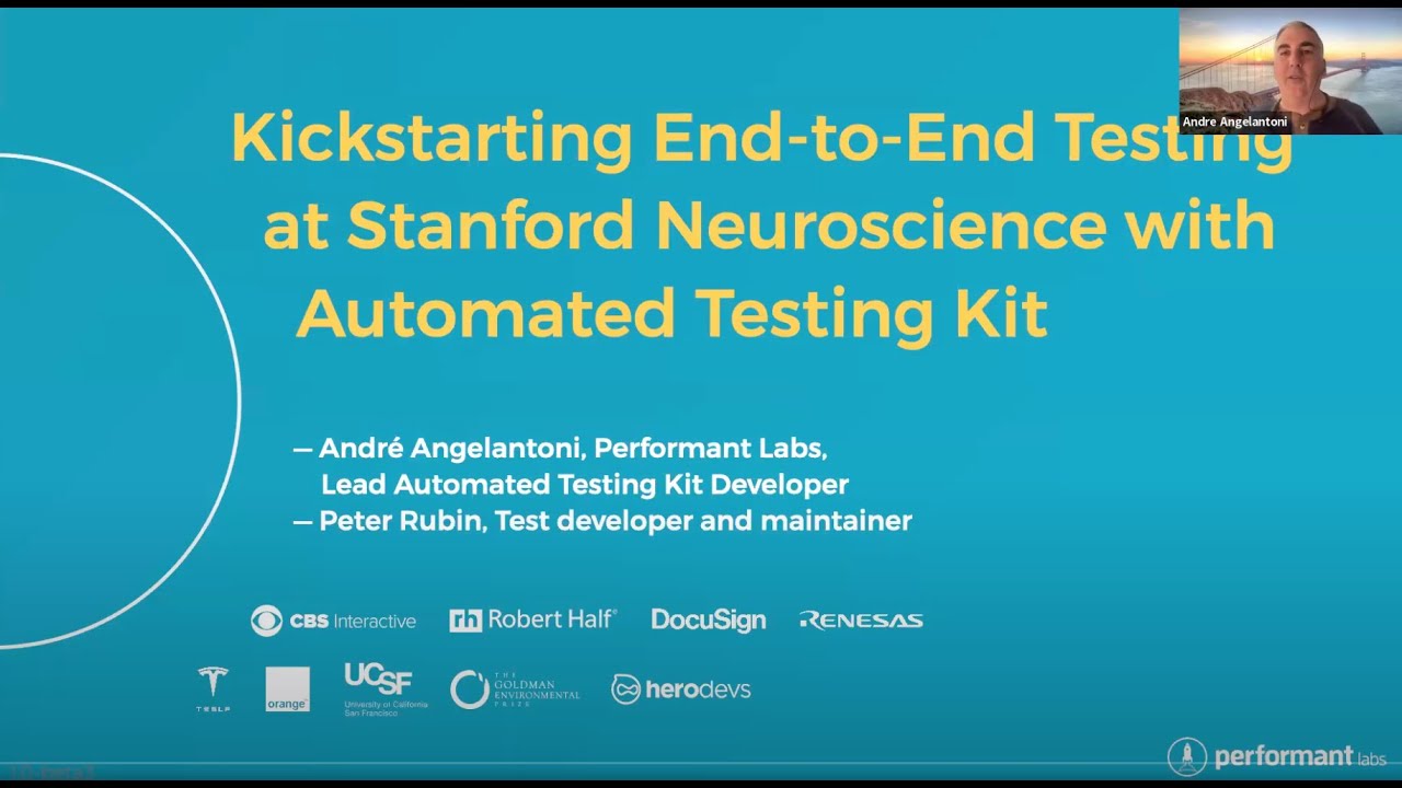 Kickstarting End-to-End Testing at Stanford Neuroscience with Automated Testing Kit