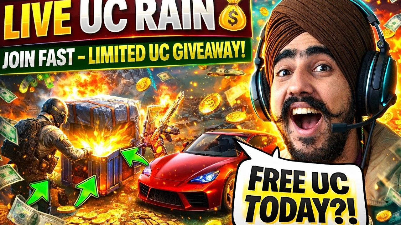 BGMI LIVE 🔥 UC Giveaway + Crazy Gameplay | Join Fast! #bgmilive