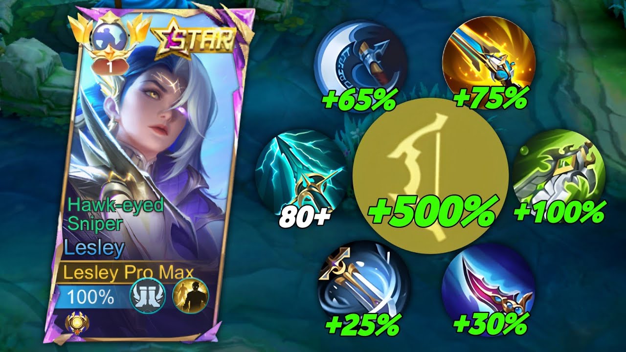 MOONTON, спасибо за новый билд для Лесли, улучшающий её способность наносить урон с одного удара!...