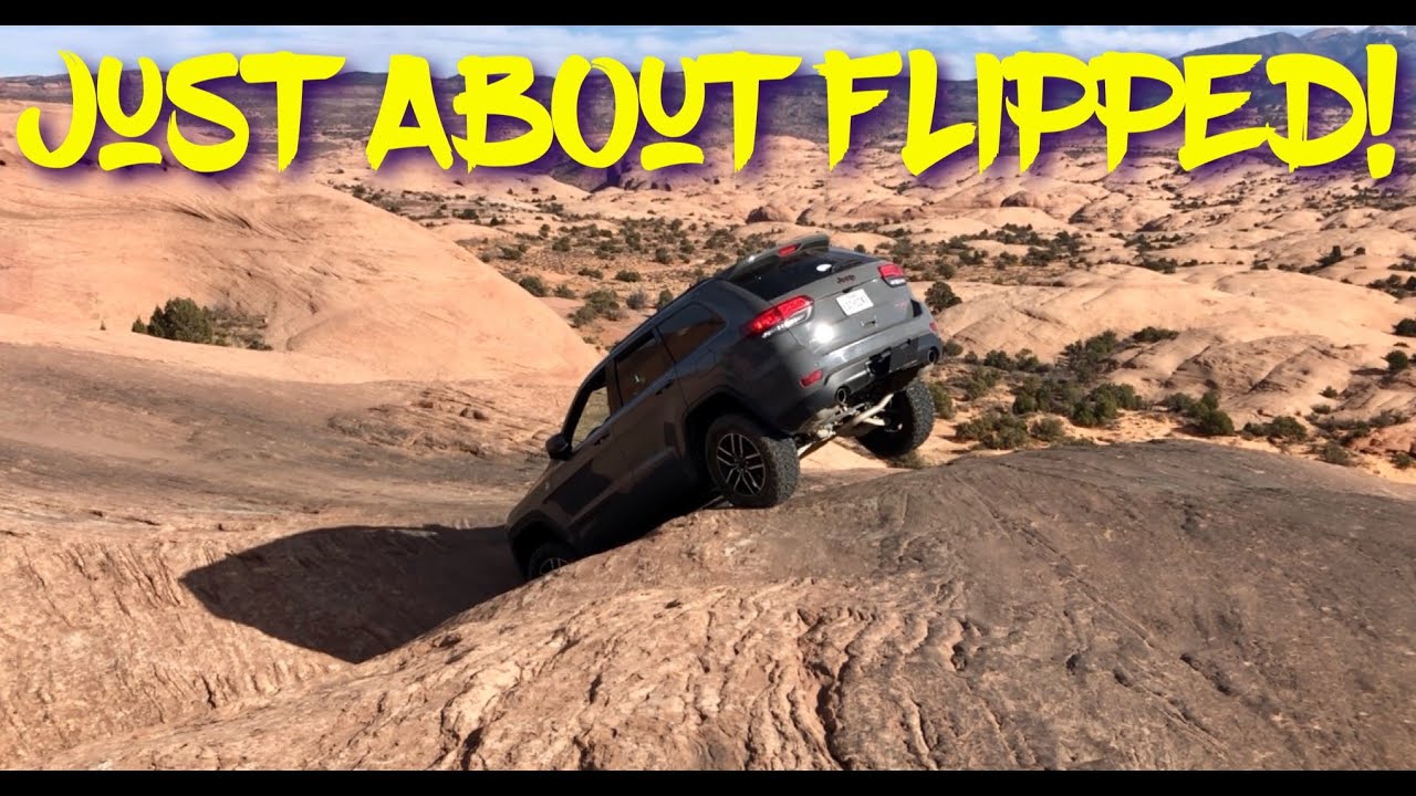 Jeep Grand Cherokee Trailhawk Hemi (WK2) Off Road •   Hells Revenge (Badge of Honor) in Moab, UT