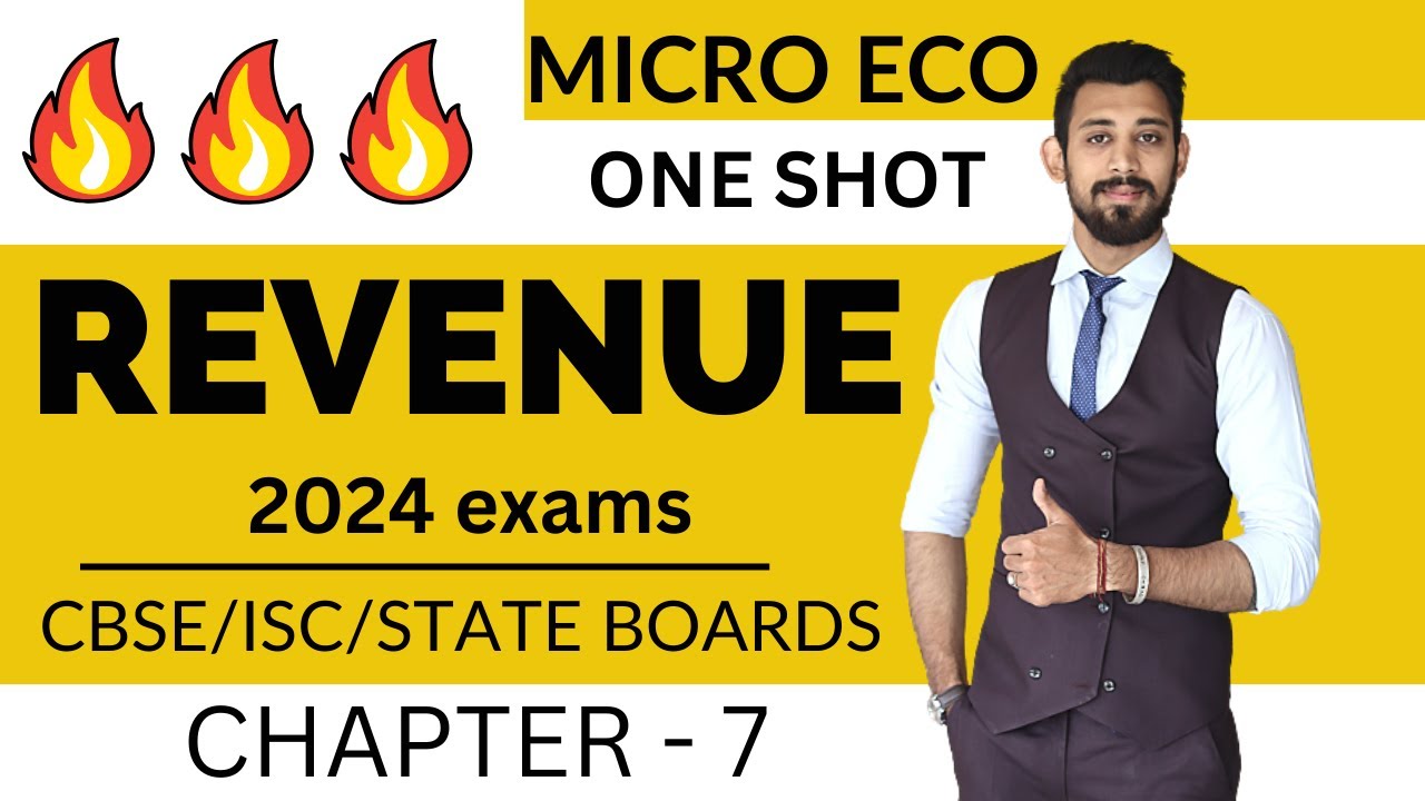 Revenue  | Easiest Explanation | Micro economics | Chapter 7