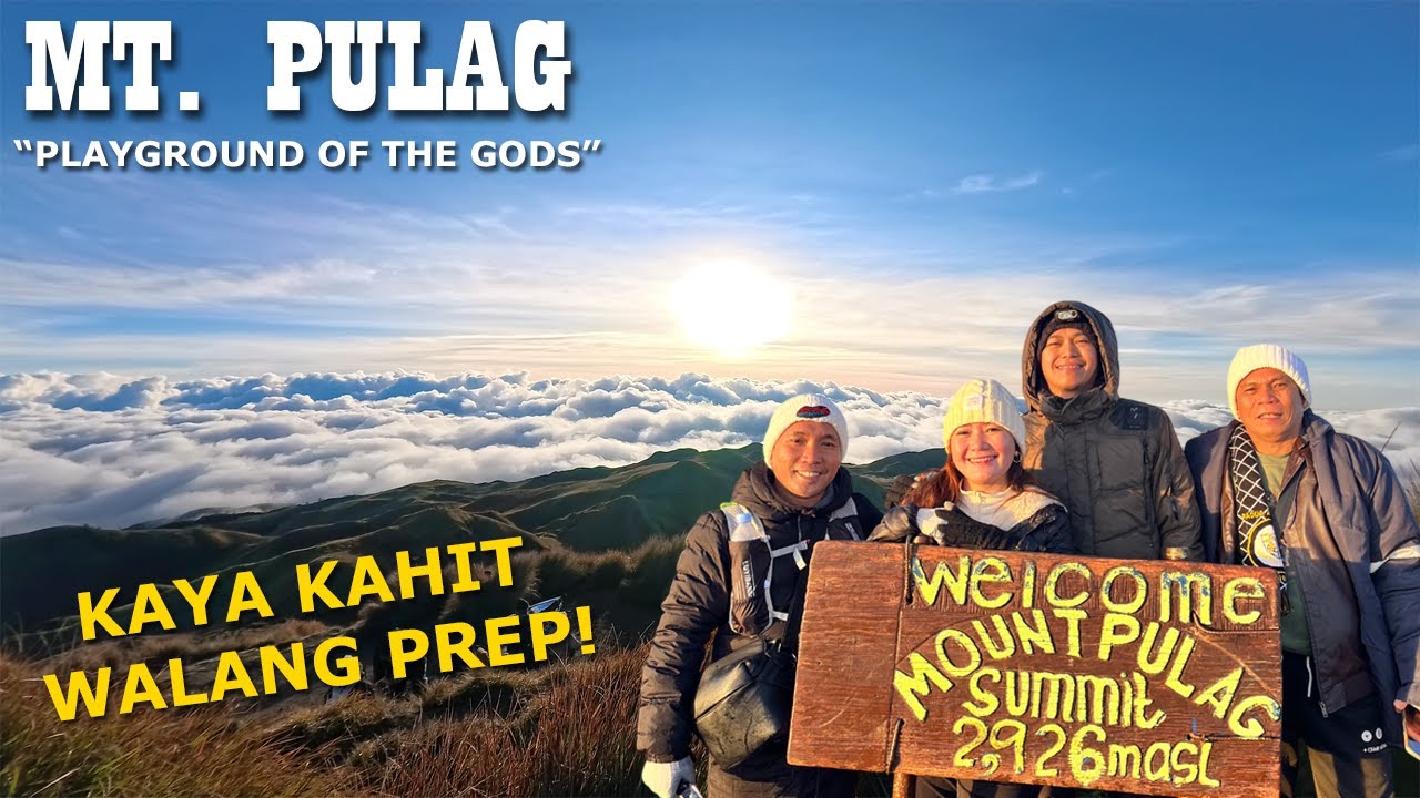 MT. PULAG | AMBANGEG TRAIL | KAYA KAHIT WALANG PREP!