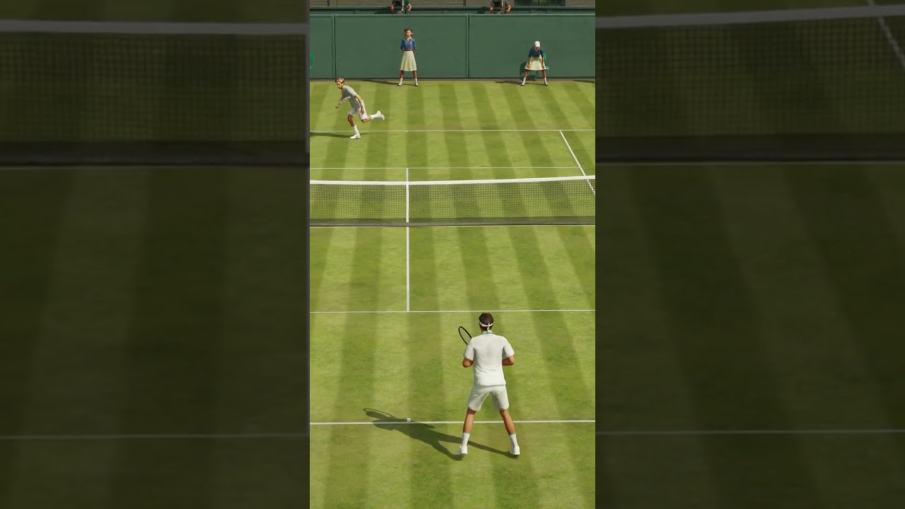 FEDERER DROP SHOT WINNER ON MATCH POINT!! 