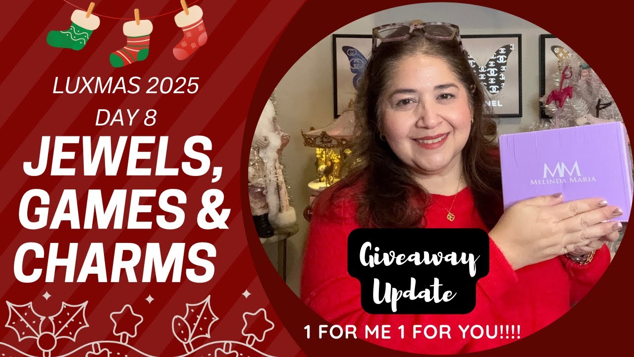 LUXMAS 2025, День 8 - Брелоки для сумок VIVI | Ювелирные изделия Melinda Maria (не реклама) | 🎁 О...