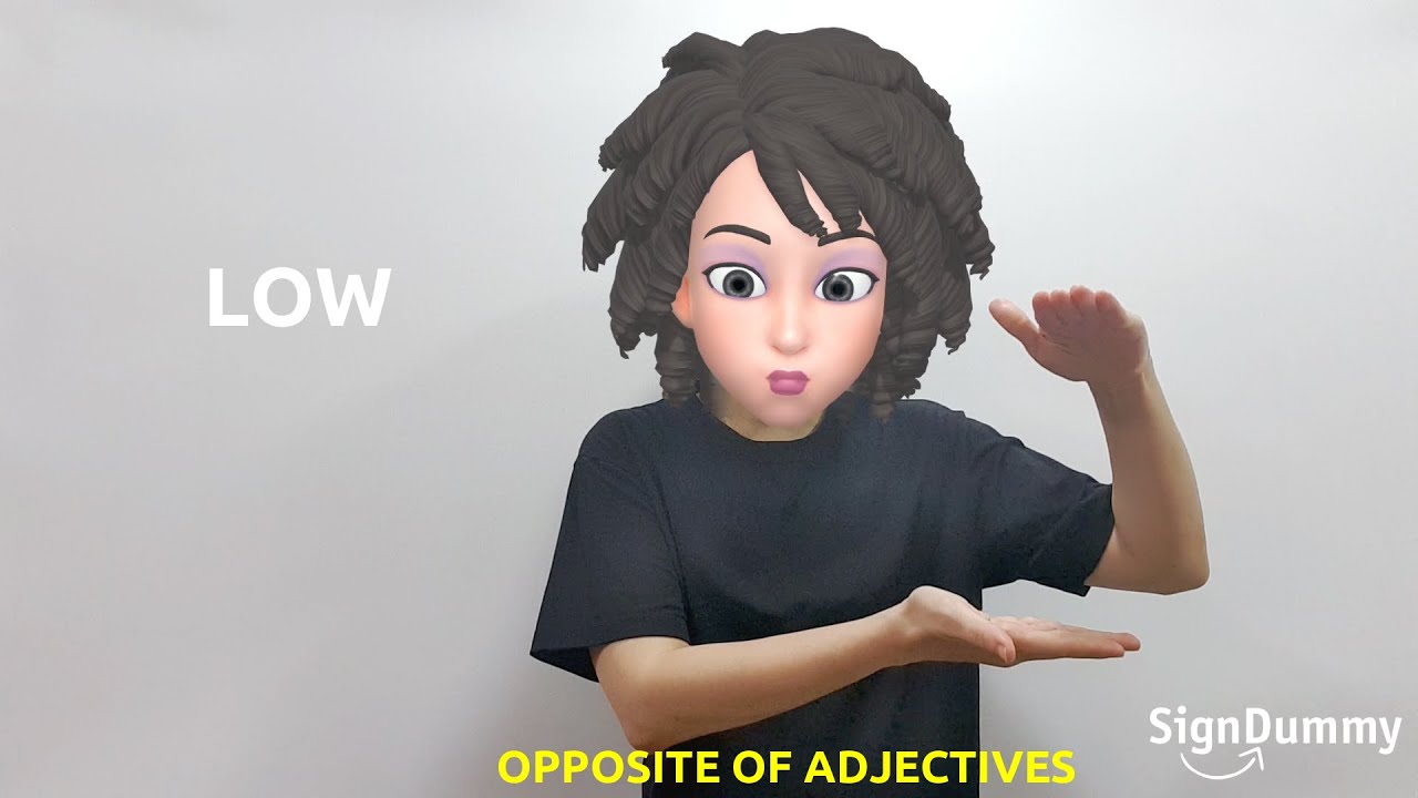 American Sign Language (ASL) Lesson: Opposite of Adjectives