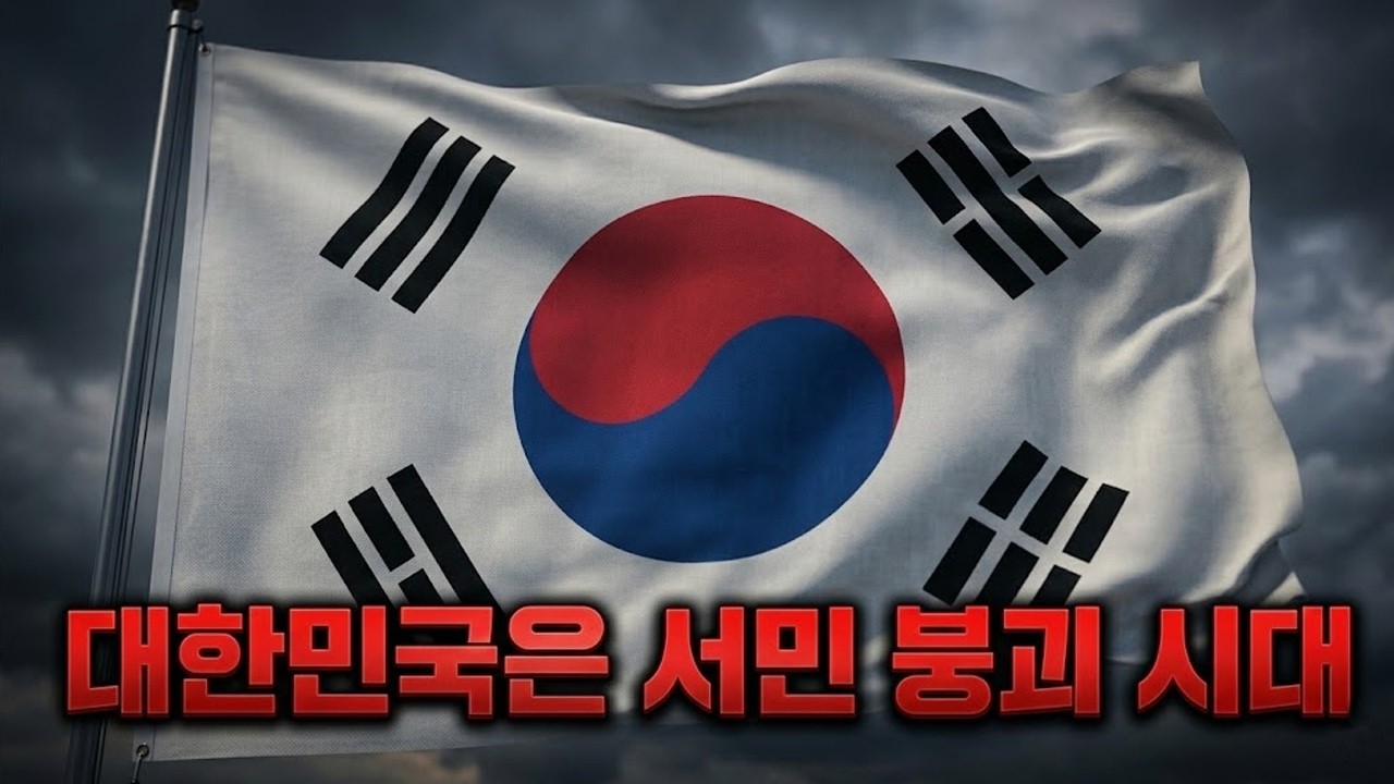언론은 절대 말 안 하는 서민 붕괴의 진짜 이유 (빚으로 버티는 한국 경제)