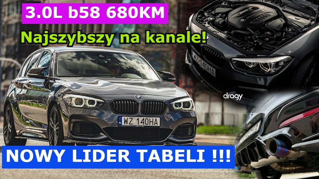 BMW M140i b58 680KM Wymiata Nowy Lider naszej tabeli Najszybszy na kanale