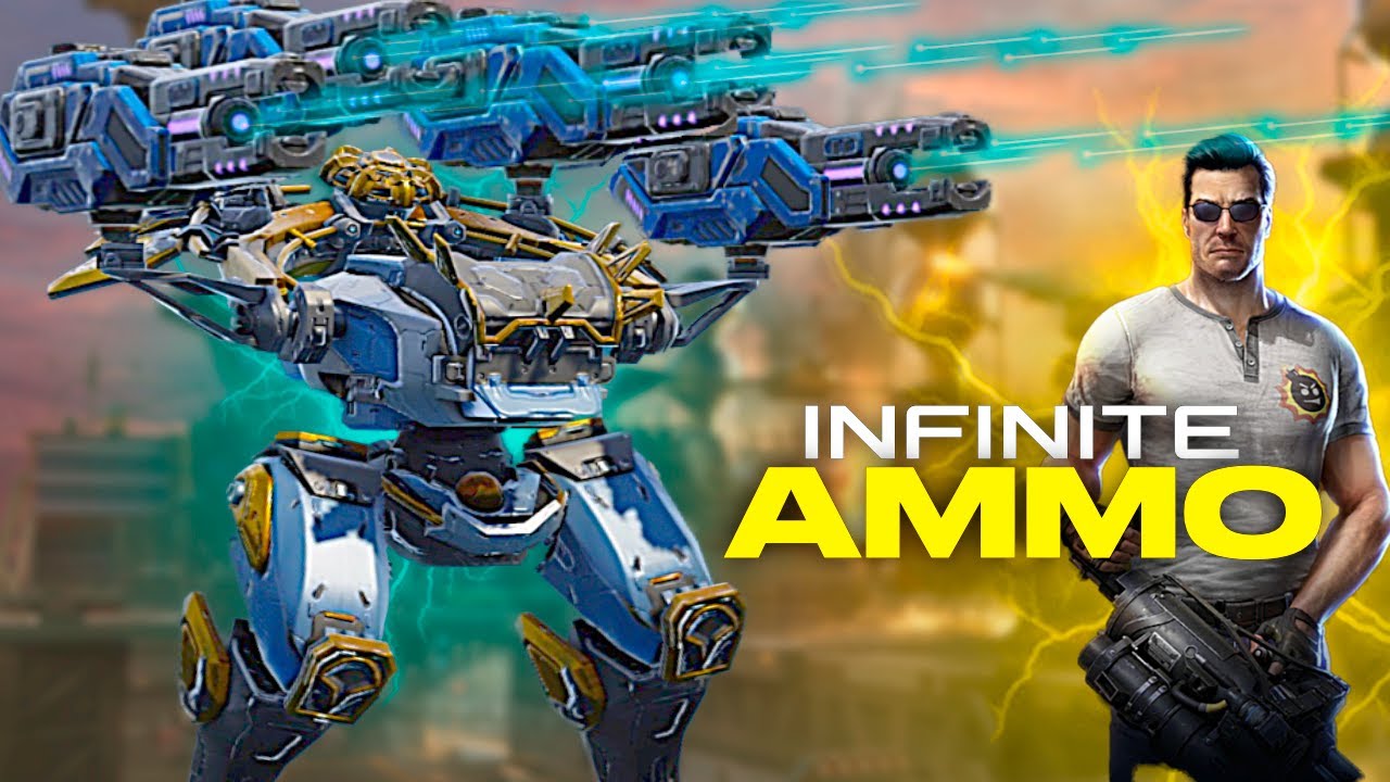 Nucleon Bagliore Has UNLIMITED Ammo... Melting Down Bots With Sam Stone Pilot | War Robots