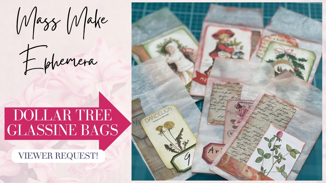 DIY Ephemera for Junk Journals - Another Dollar Tree Find - Mass Make Ephemera
