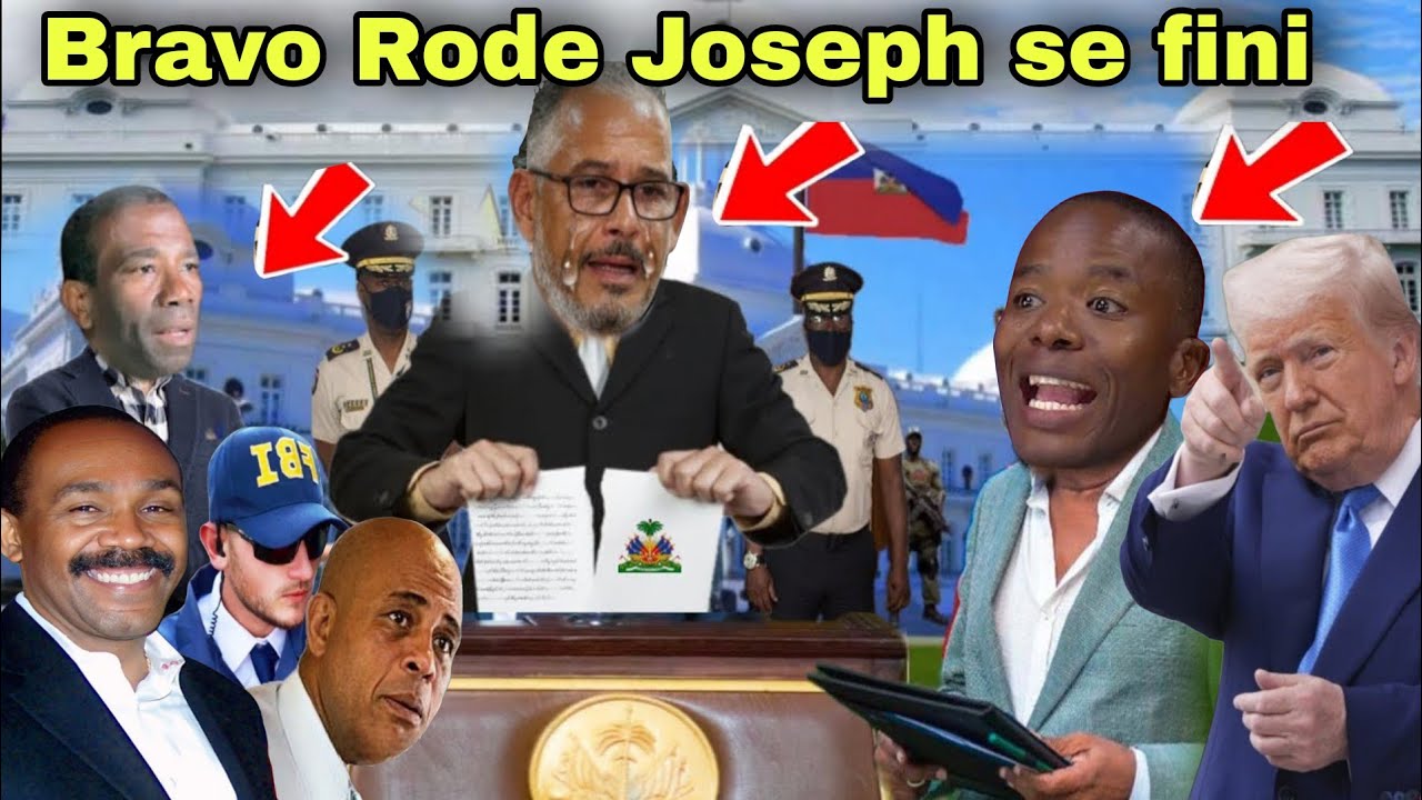 7 Mars Sa fék tonbe vin gade tout Moun Rode Joseph mande Etazini èd  Alix Demisyone barbecue deside 