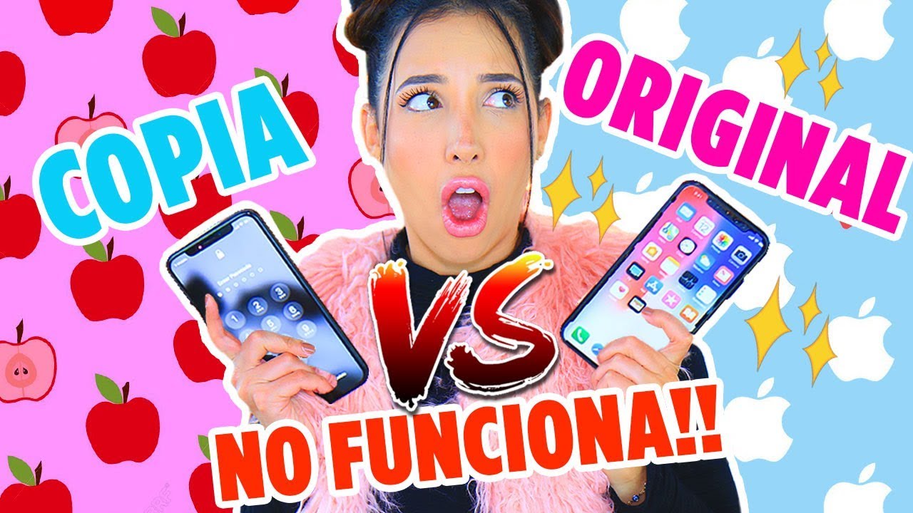 IPHONE X ORIGINAL vs LA COPIA CHINA EXACTA - NO NOTO LA DIFERENCIA 📱😱| Mariale