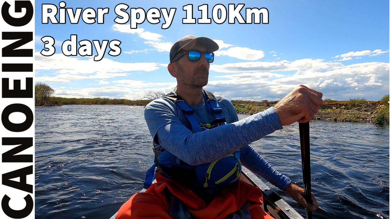 Canoeing the River Spey.  Loch Insh to Spey Bay. About 110Km