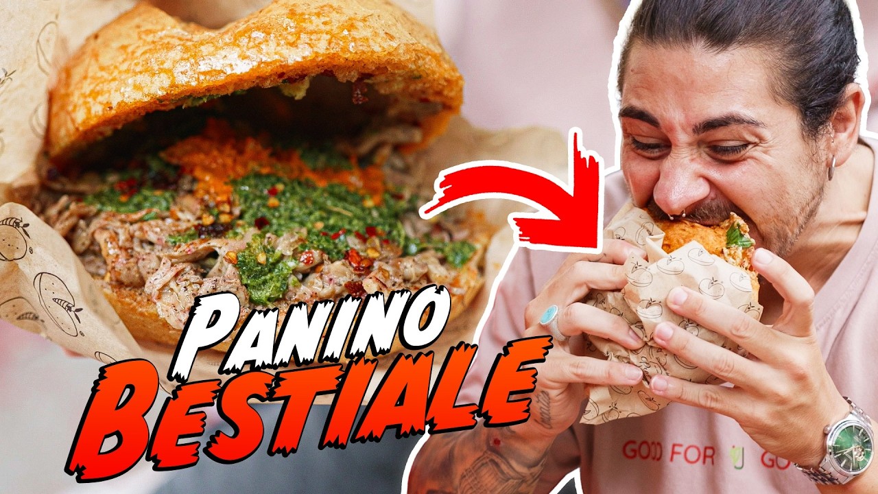 PROVO UNO DEI PANINI VEGANI PIÙ BUONI D'ITALIA! | Lampredotto vegano a Firenze di Tanotto