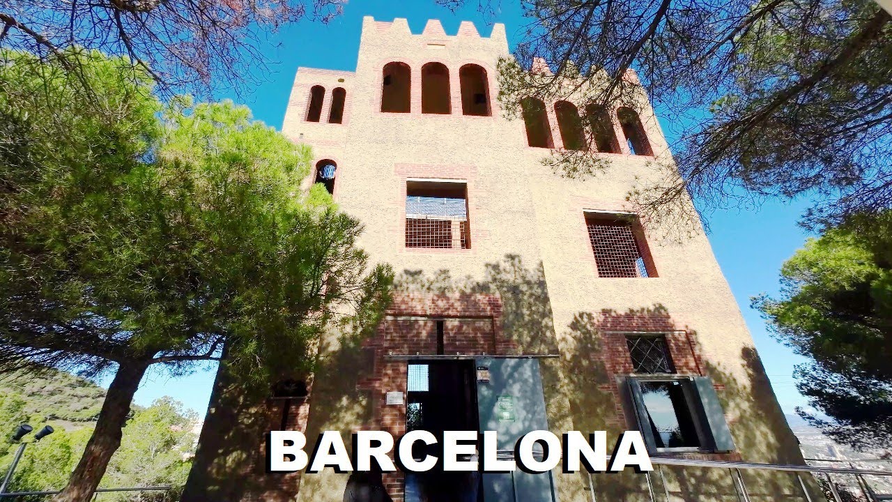 CASTILLO Y MIRADOR DE TORRE BARO BARCELONA 2023 SPAIN 4K