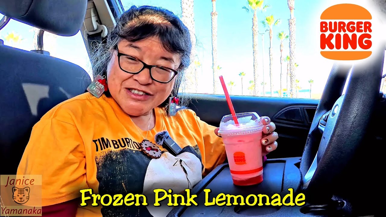 LIMITED TIME: Frozen Pink Lemonade at Burger King #2024winterblues