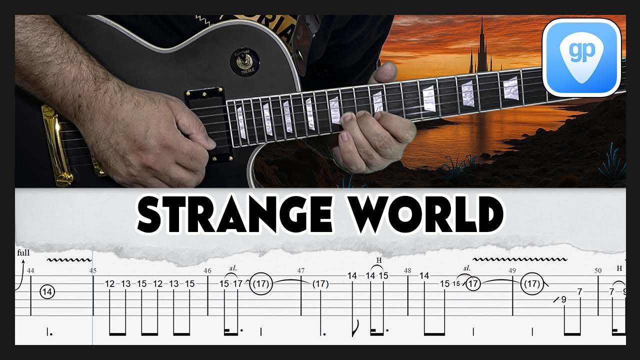 Iron Maiden | Strange World | TAB | Guitar Cover | Lesson
