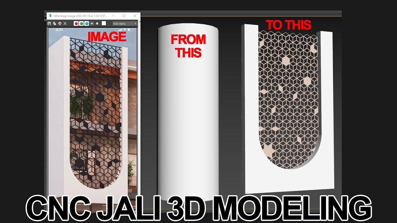 CNC Jali Modeling In 3ds Max