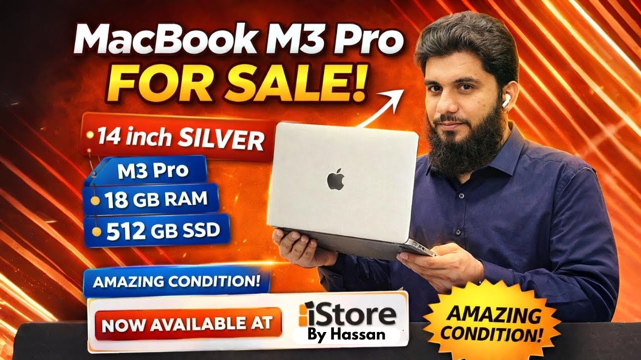 MacBook M3 Pro Review & For Sale | 14-Inch Silver Beast 💻#MacBookM3Pro#macbookforsale #applem3