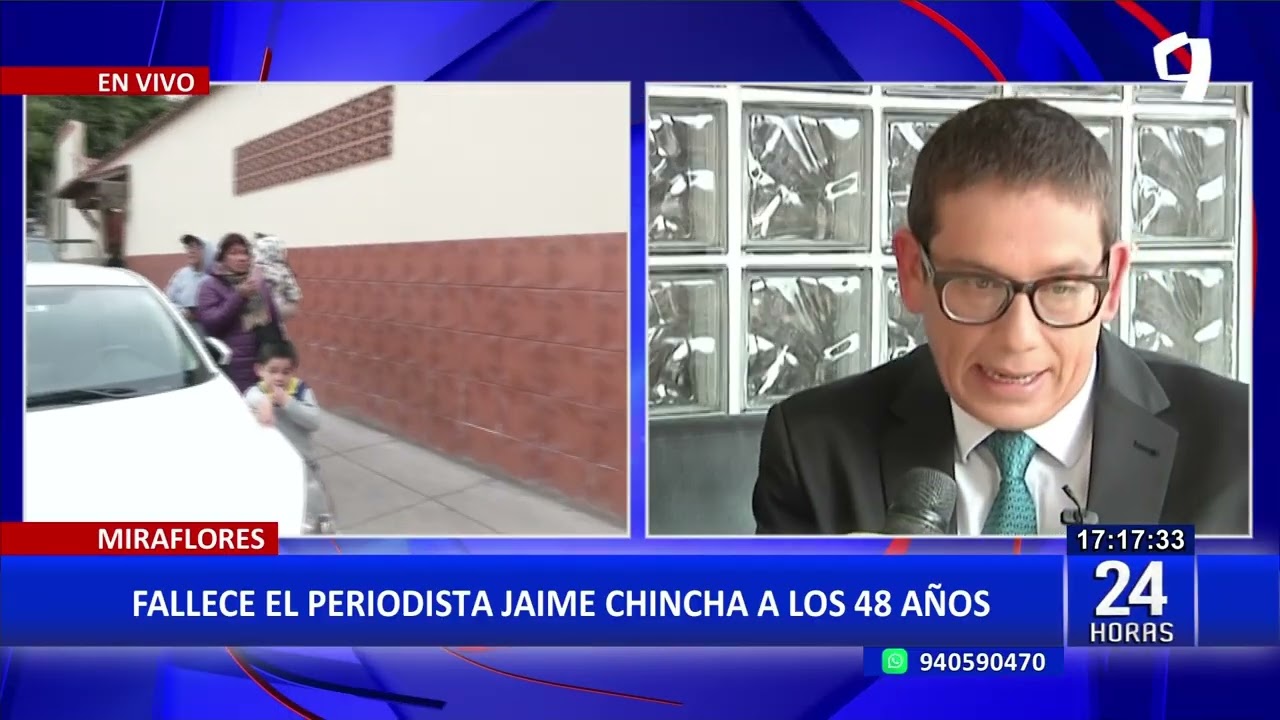 Periodista Jaime Chincha falleció hoy a los 48 años (2)