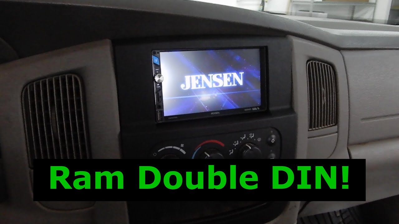 Jensen Double DIN Install! (2004 Dodge Ram 2500)
