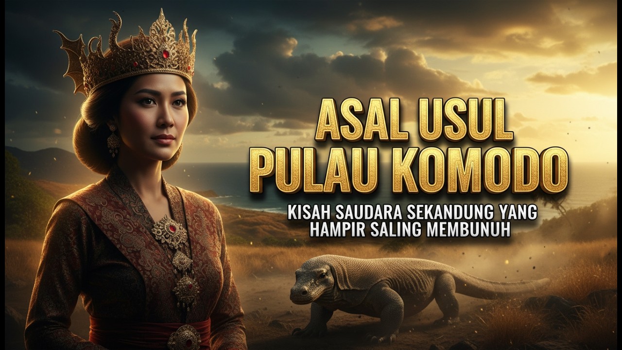 ASAL USUL PULAU KOMODO | KISAH SAUDARA KEMBAR YANG HAMPIR SALING MEMBUNUH | CERITA RAKYAT NTT
