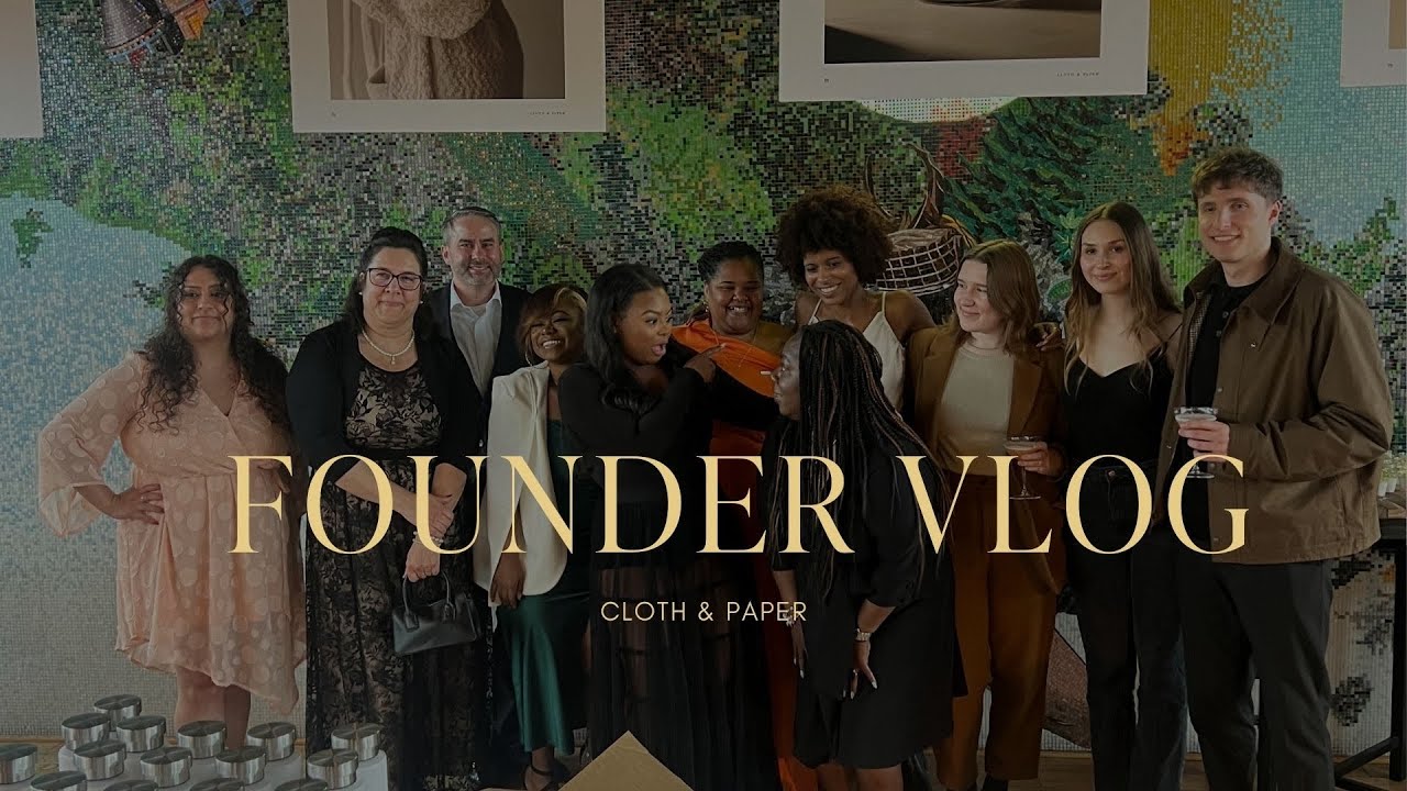 Founder Vlog: DC Event Prep, Rooftop Party, Exclusive Aesthete Unboxing, + More| Cloth & Paper
