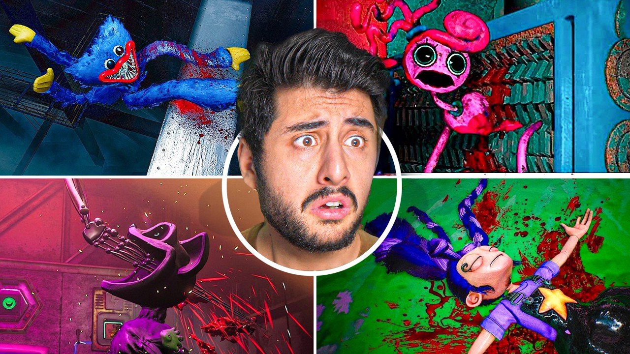 TÜM BOSSLARIN ÖLÜMÜ!! Poppy Playtime Chapter 1-5
