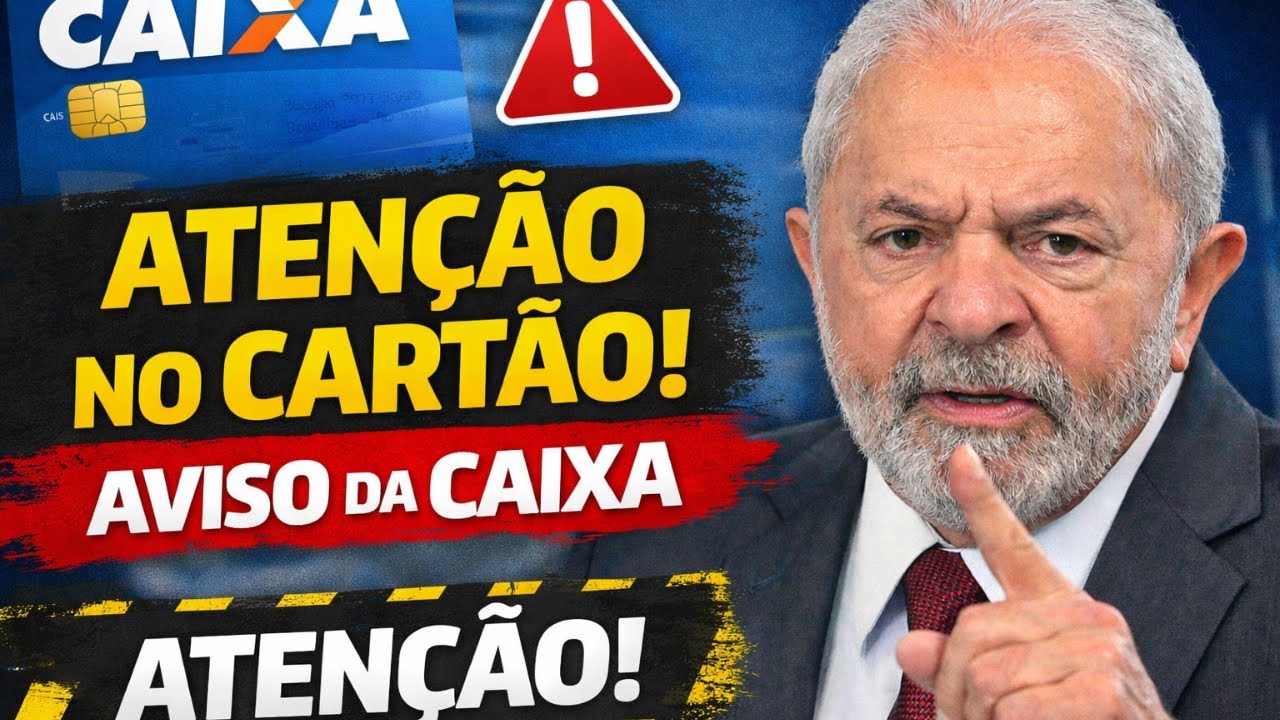 CAIXA FAZ ALERTA SOBRE CARTÃO PARA QUEM TEM CONTA CORRENTE OU POUPANÇA