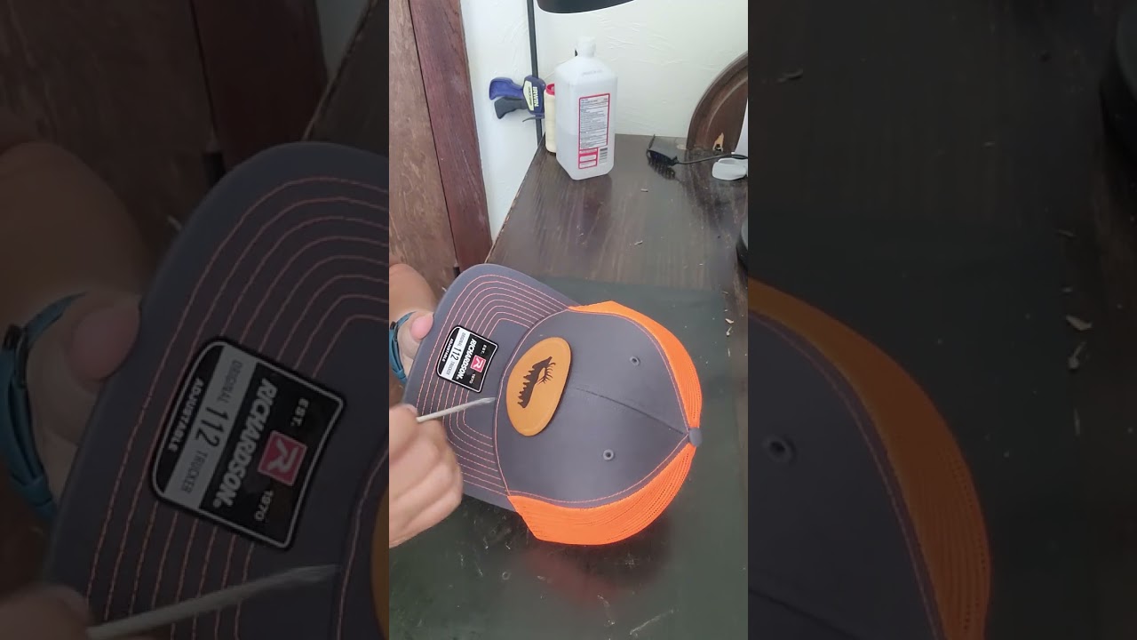 How to make a leather patch hat