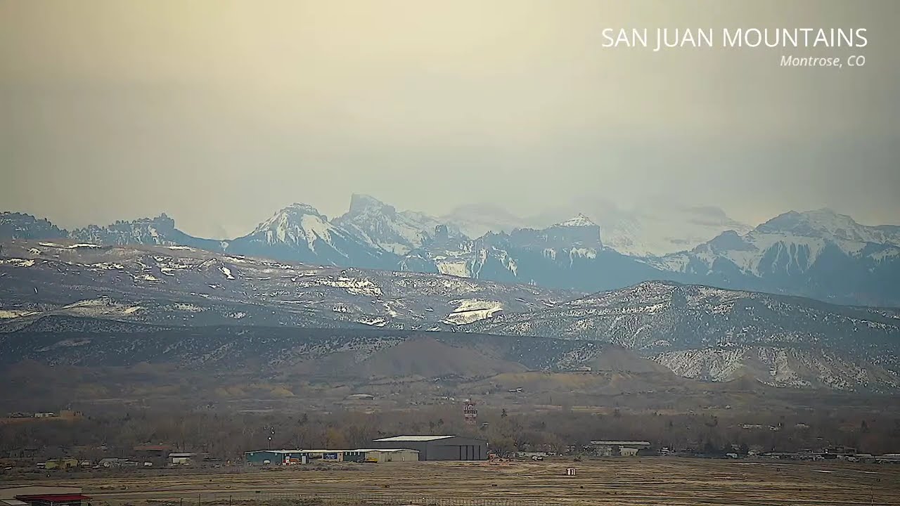 San Juan Mountains Live Stream - Montrose Colorado - February 11 - SNOW DAY