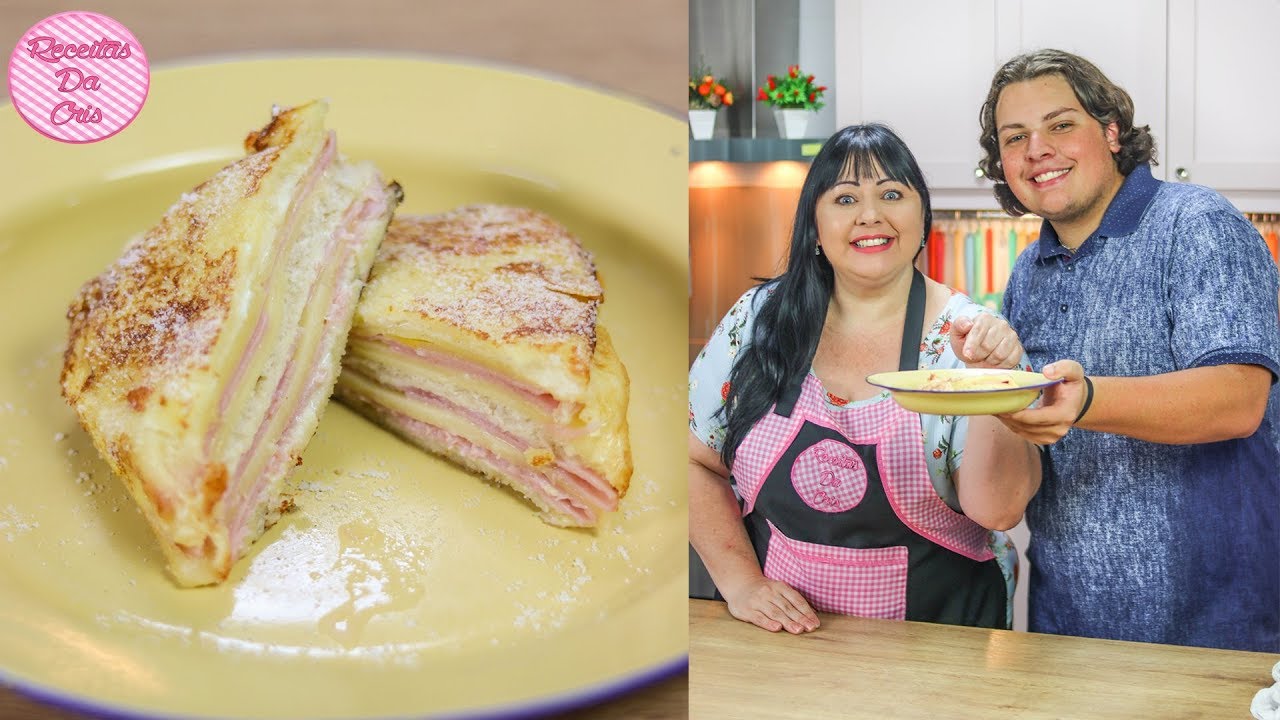 SANDUÍCHE MONTE CRISTO - COM MEU FILHO | RECEITAS DA CRIS