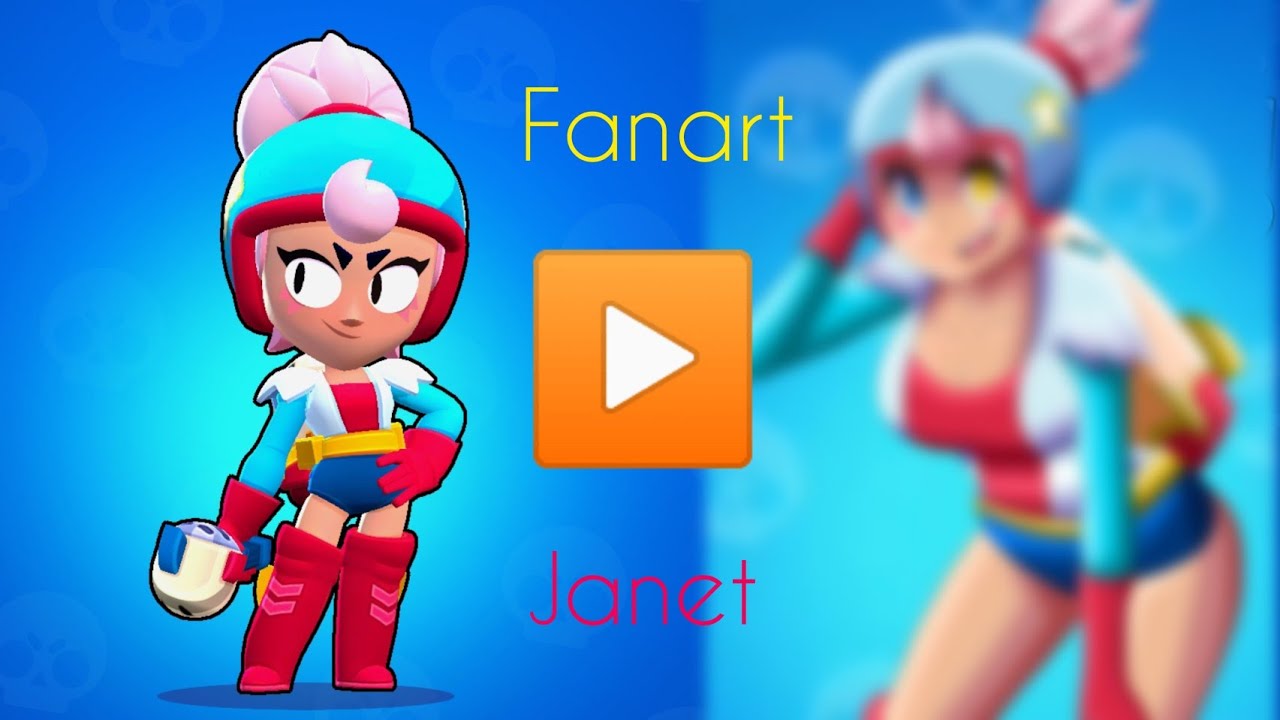 Janet speed Paint ( Fanart ) – Brawl Star
