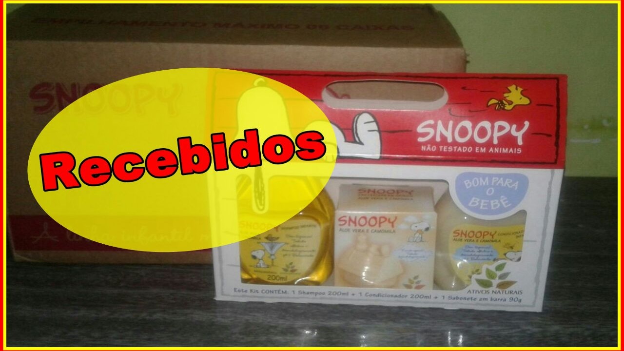 Produtos Recebido da Snoopy 🐶