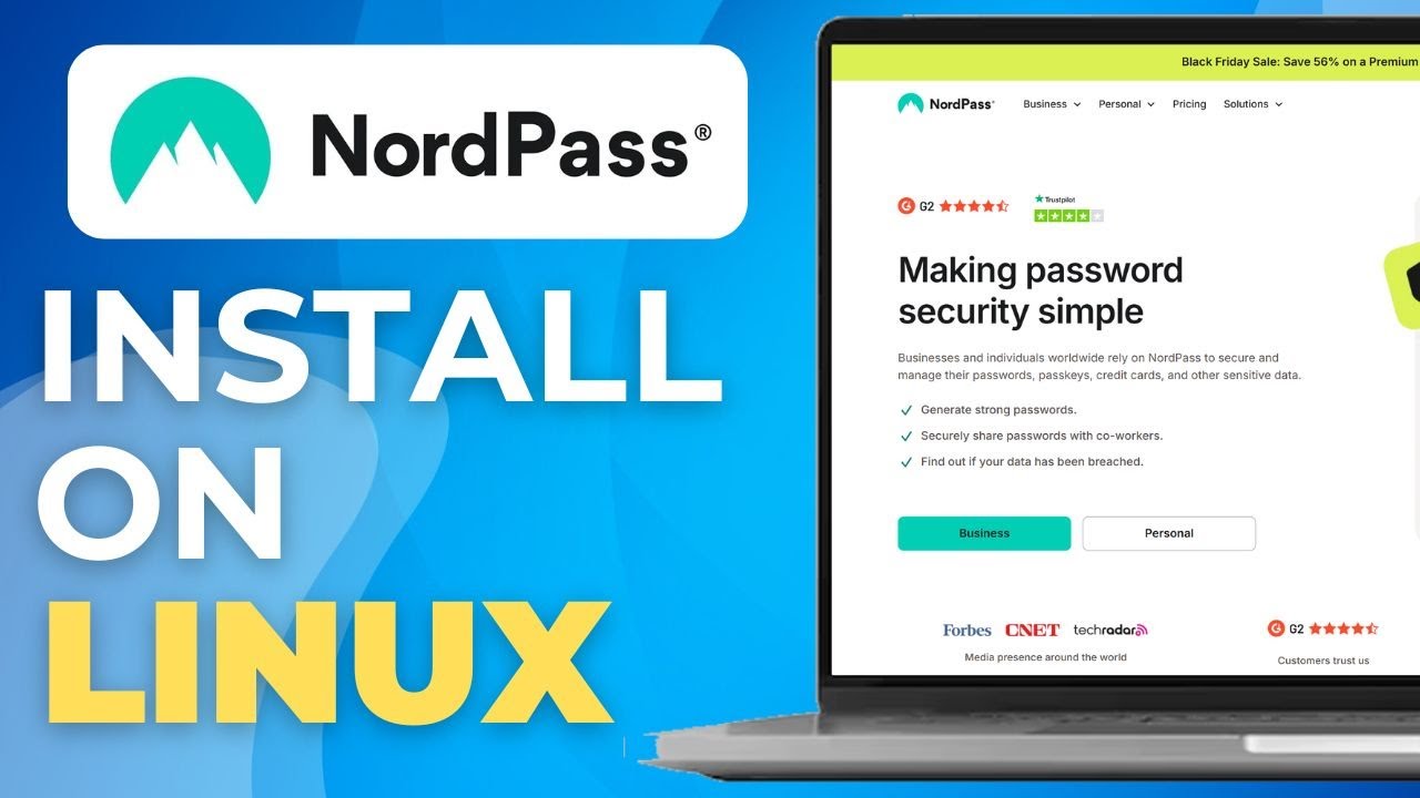 Как установить и использовать менеджер паролей NordPass в Linux