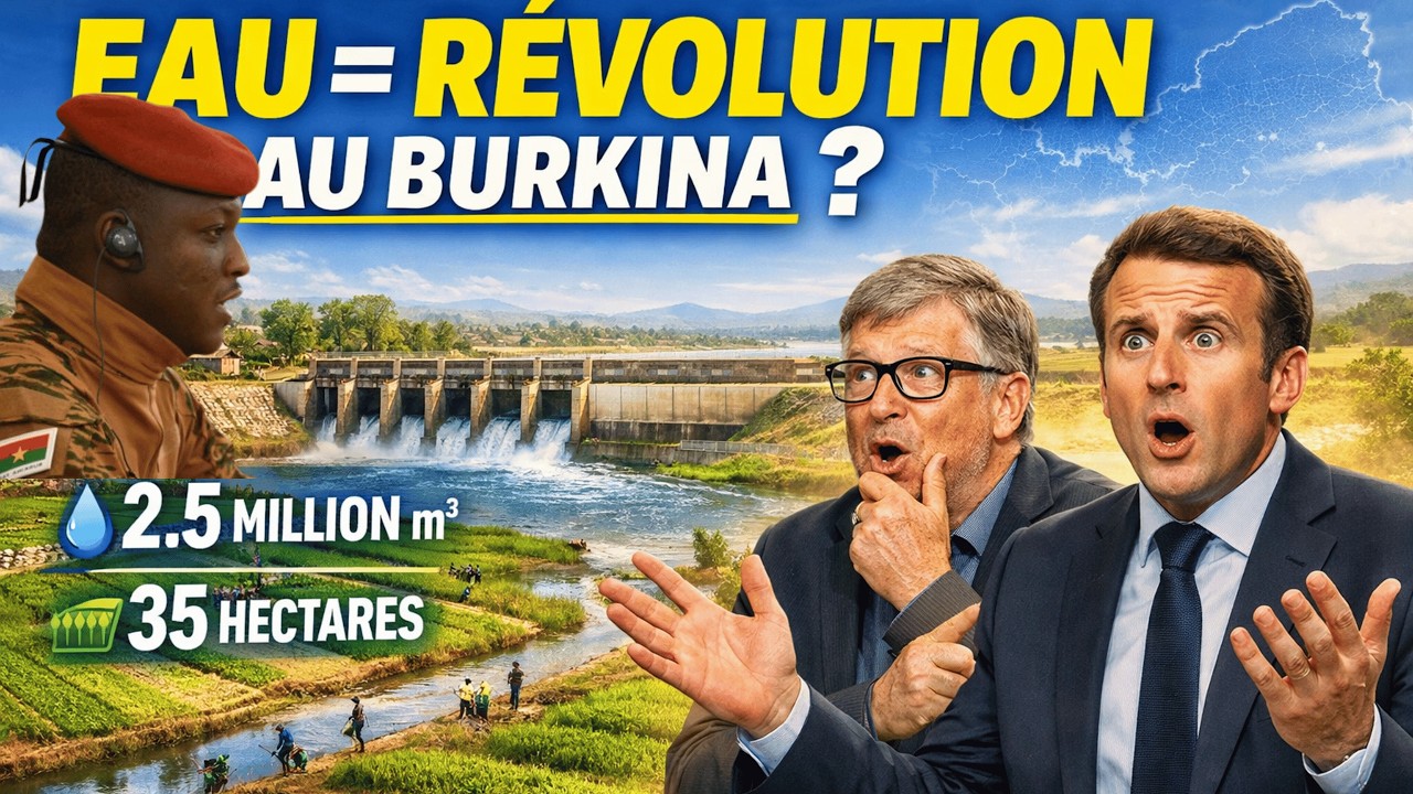 Ibrahim Traoré révèle 2,5 millions m³ d’eau : les nouveaux barrages qui choquent l’Afrique