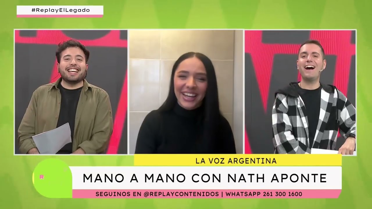REPLAY EL LEGADO | LA VOZ ARGENTINA- EN EXCLUSIVA CON NATH APONTE