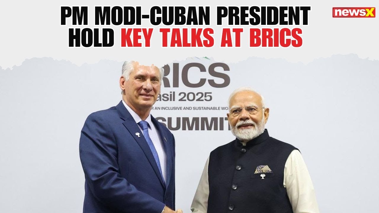 India-Cuba Strengthen Ties: PM Modi and D&iacute;az-Canel Meet at BRICS Rio Summit | NewsX