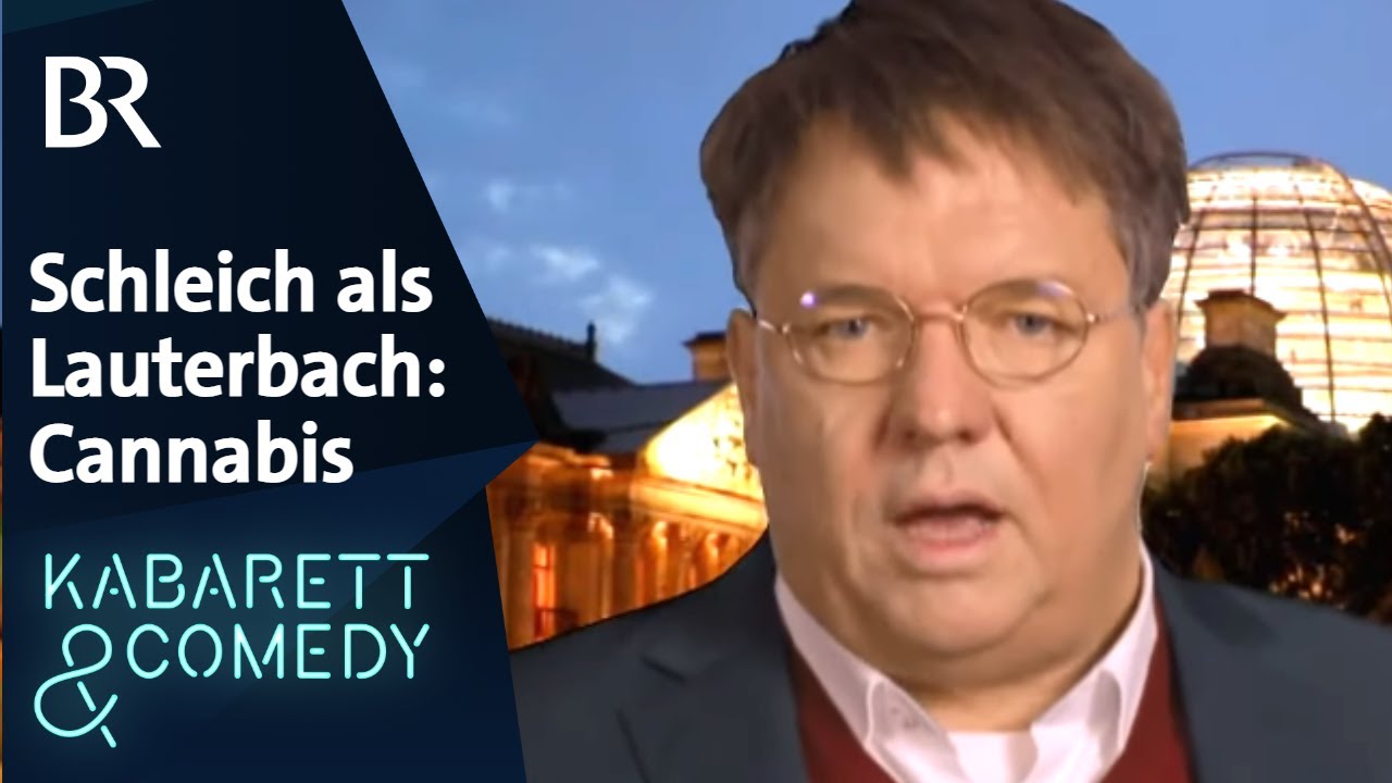 Helmut Schleich im Gespräch mit Karl Lauterbach: Cannabis | SchleichFernsehen | BR Kabarett & Comedy