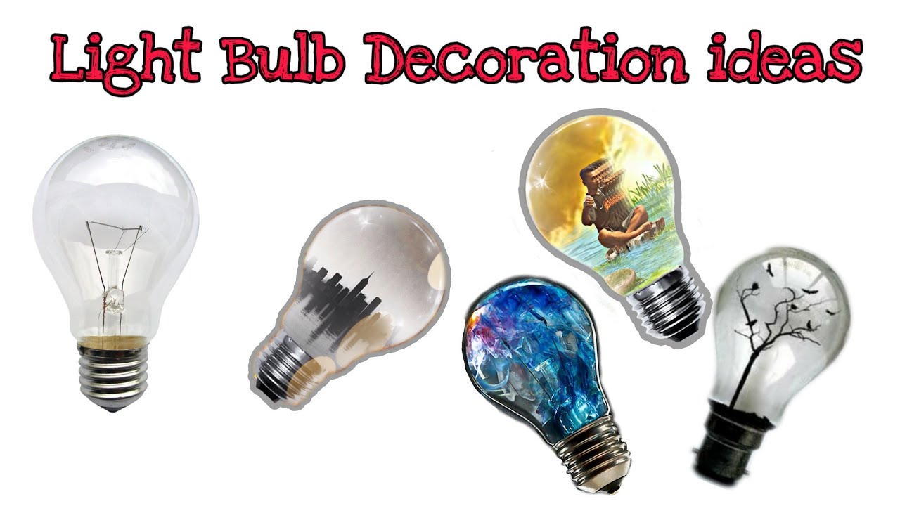 Light Bulb Decoration Idea with Magic Crystal Balls/ Orbeez | Best out of waste