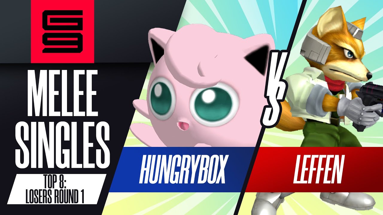 Hungrybox vs Leffen - Melee Singles Top 8 Losers Round 1 - Genesis 9 | Jigglypuff vs Fox