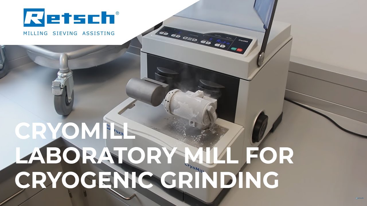 CryoMill - Laboratory mill for cryogenic grinding #RETSCH #cryomill #laboratoryinstruments