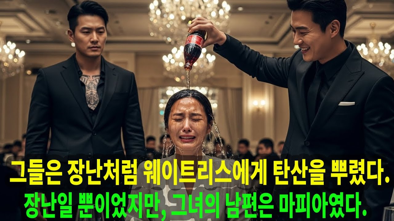 그들은 장난처럼 웨이트리스에게 탄산을 뿌리며 비웃었다. 그러나 그 순간, 그녀의 남편인 마피아 보스가 멀리서 모든 상황을 지켜보고 있다는 사실은 아무도 몰랐다.