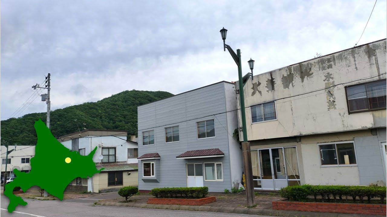北見市留辺蘂町の商店街を散歩 - 2025年8月