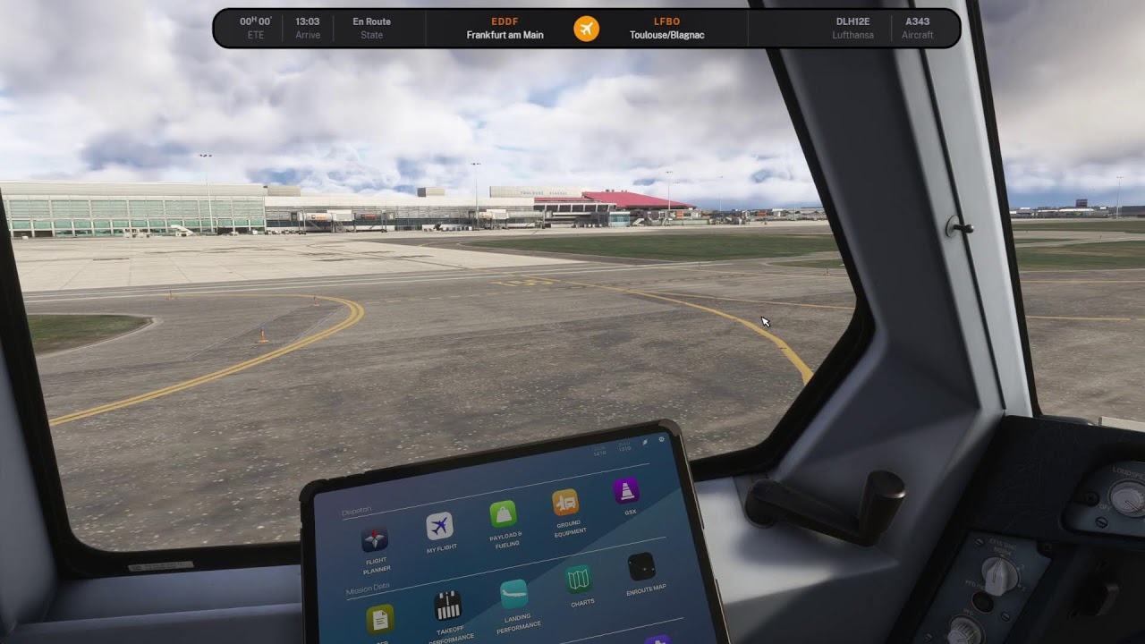 [MSFS24] Lufthansa A340 ops / EDDF - LFBO /  Full Flight