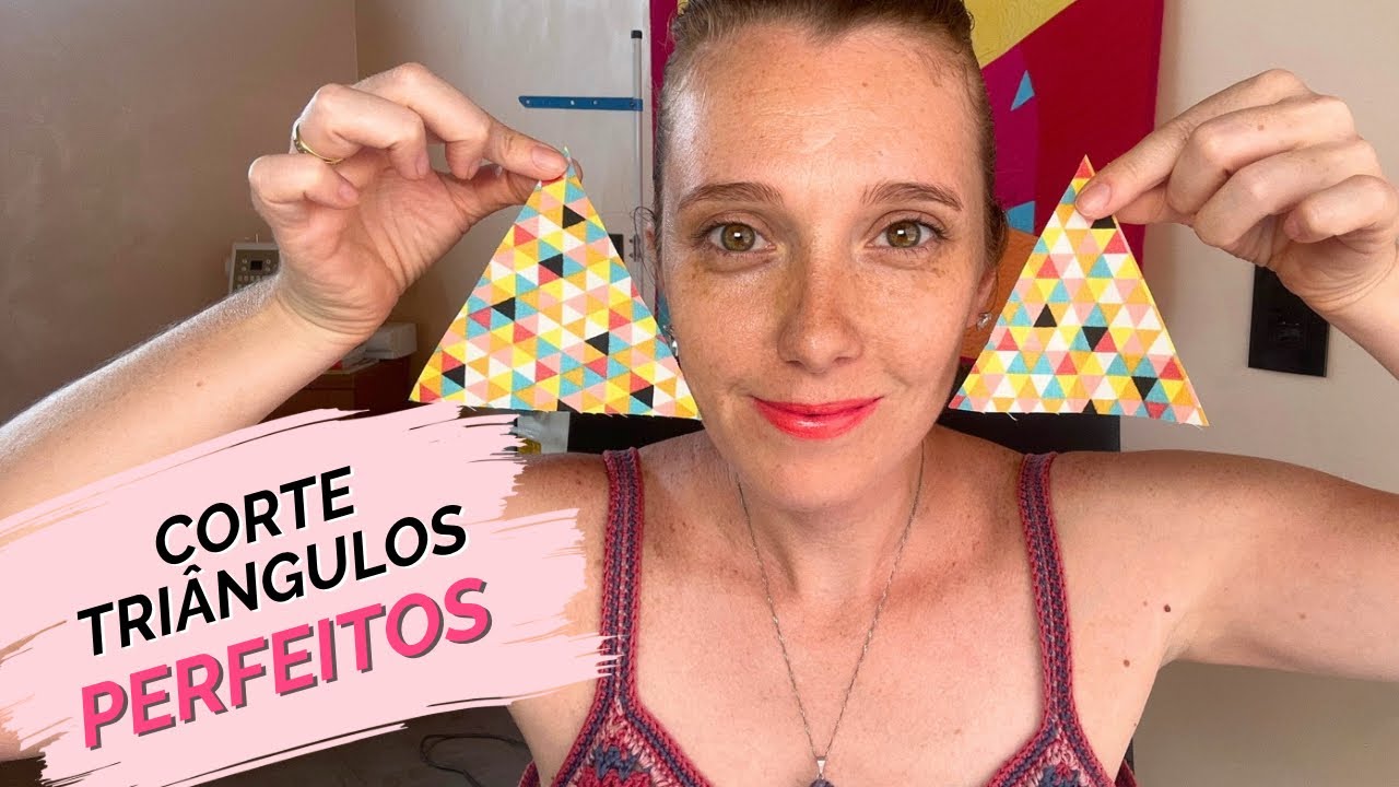Como Cortar Triângulos no Patchwork: Escaleno, Isósceles e Equilátero (Guia Fácil)