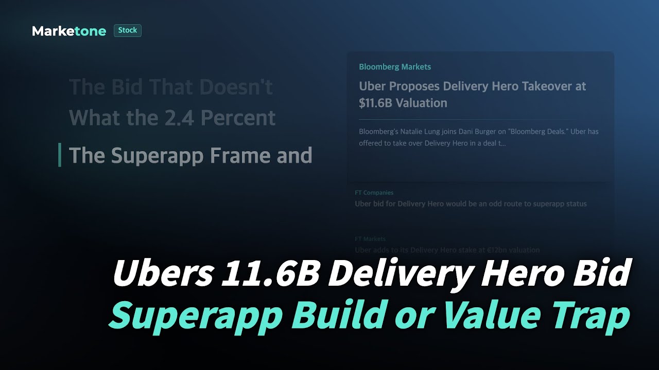 Ubers 11.6B Delivery Hero Bid | Superapp Build or Value Trap