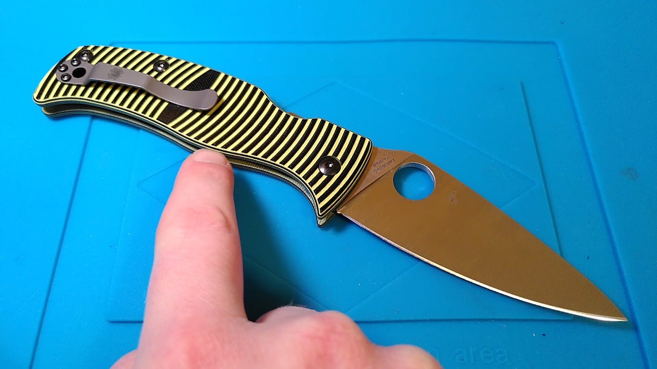 Das Spyderco Caribbean - Review eines wunderbaren Taschenmessers, wenn nur §42a nicht wäre...
