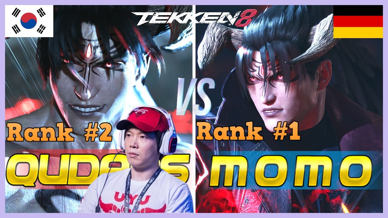 Tekken 8 ▰ QUDANS (#2 Ranked Devil Jin) vs MOMO (#1 Ranked Devil Jin) ▰ Ranked Matches